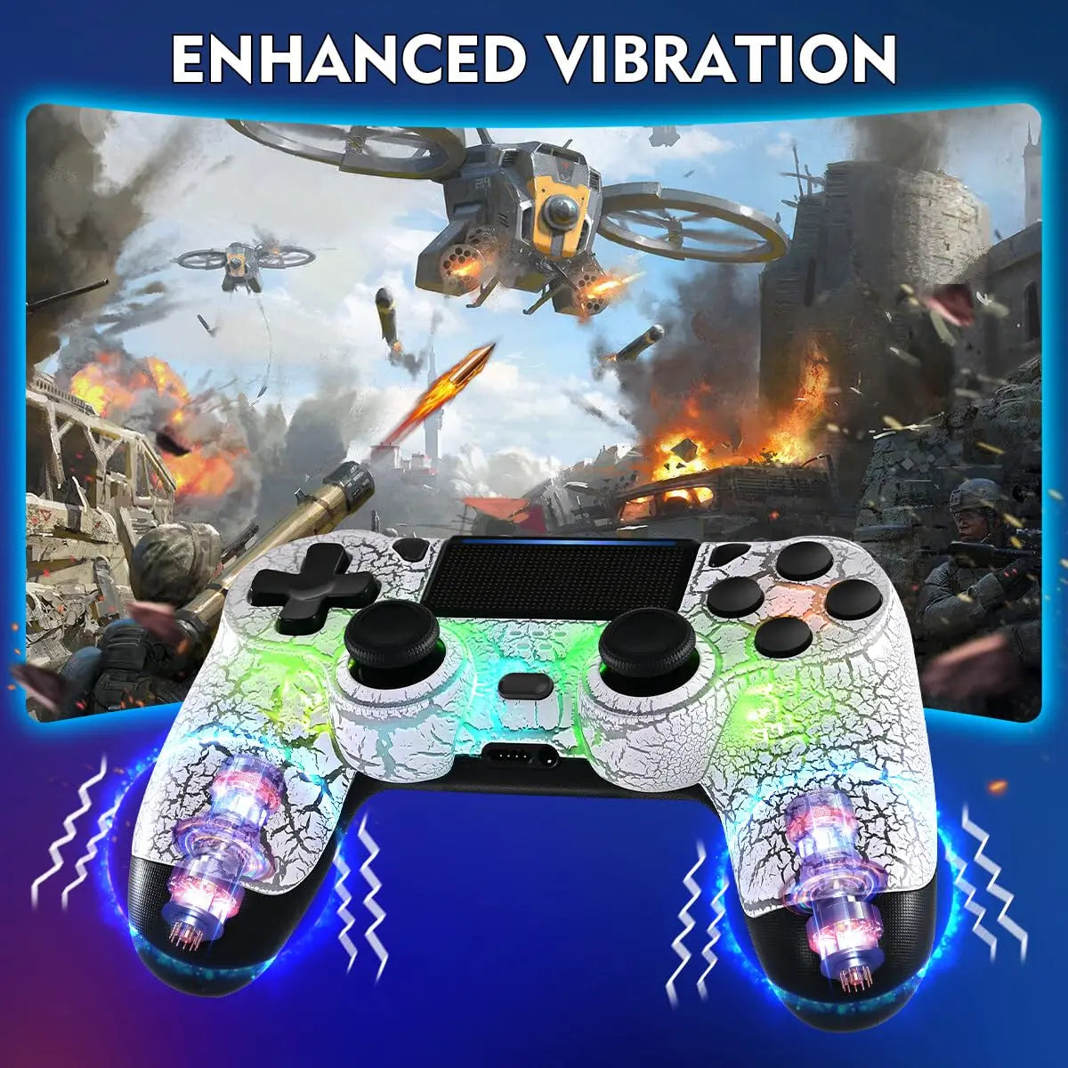 RGB Controller for PS4 Slim Pro Joystick