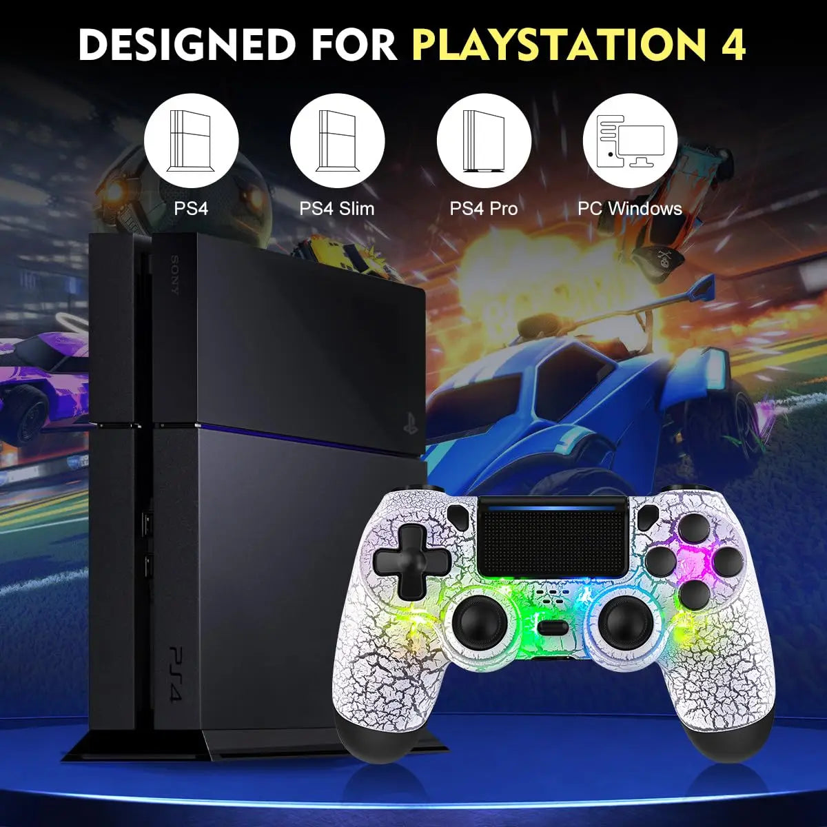 RGB Controller for PS4 Slim Pro Joystick