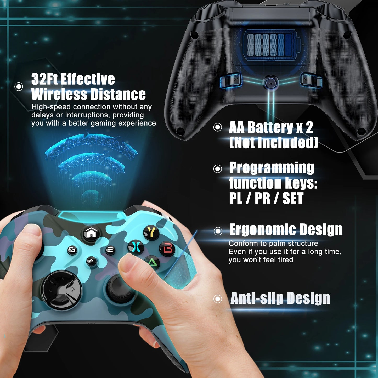 WiFi Wireless Controller for Xbox Series X Xbox