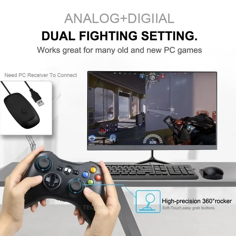 Wireless Controller for Xbox 360 Game Console