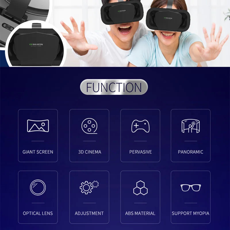 3D VR Glasses Virtual Reality Viar Goggles