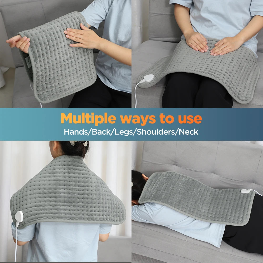 60x30CM 10 levels Electric Heating Pad Massager for Body Abdomen Back Winter Warmer Blanket Thermal Massage Mat Heat Waistcoat