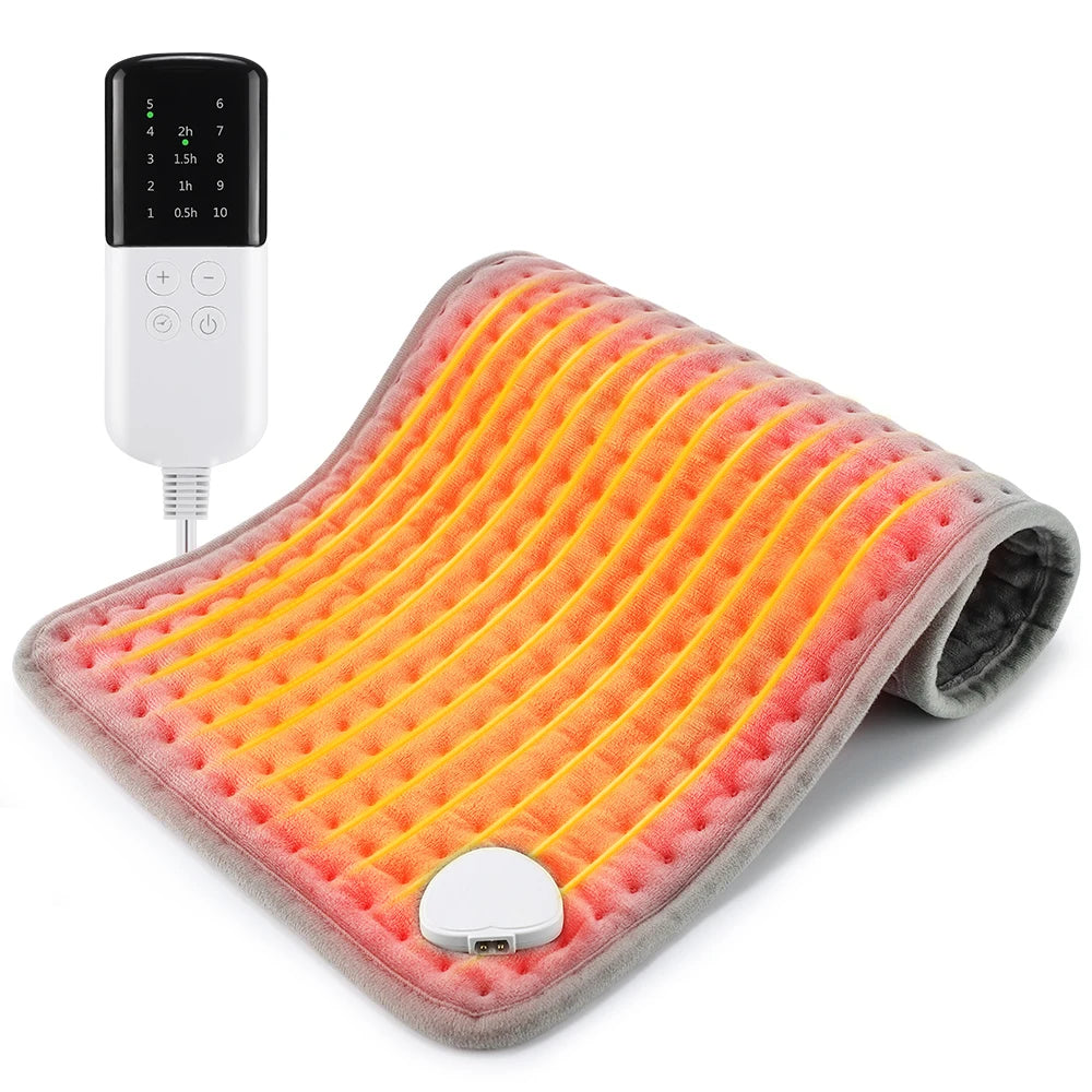 60x30CM 10 levels Electric Heating Pad Massager for Body Abdomen Back Winter Warmer Blanket Thermal Massage Mat Heat Waistcoat