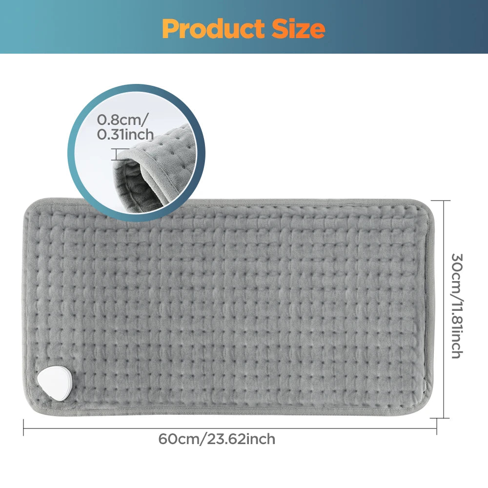 60x30CM 10 levels Electric Heating Pad Massager for Body Abdomen Back Winter Warmer Blanket Thermal Massage Mat Heat Waistcoat